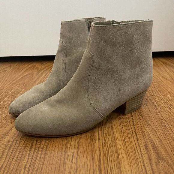 Soludos Lola tan leather point toe ankle booties size US 7 - Picture 3 of 9